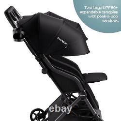 Mompush Lithe Double Ultralight Stroller, Lightweight Side by Side Stroller