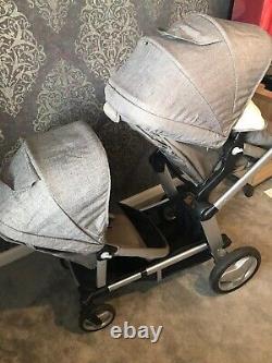 Mothercare Genie Tandem Single & Double Twin Pushchair Footmuff & Raincovers