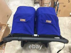 Mountain Buggy 2017 Duet Folding Baby Twin Double Stroller in Marine Blue