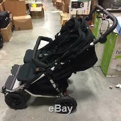 Mountain Buggy 2018 Duet V3 Folding Baby Twin Double Stroller in Black