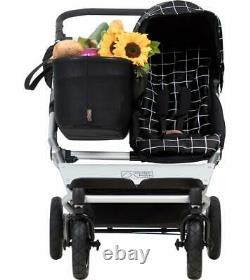 Mountain Buggy 2020 Duet V3 Double Twin Buggy Baby Stroller in Grid