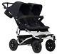 Mountain Buggy Duet Compact All Terrain Twin Baby Double Stroller Black New