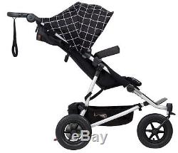 Mountain Buggy Duet Compact All Terrain Twin Baby Double Stroller Grid NEW 2017
