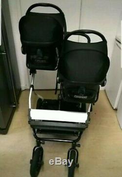 Mountain Buggy Duet With Twin Carrycots, Car Seats Etc