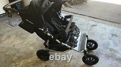Mountain Buggy Evolution Duet Twin V3 Double Stroller Black lightly Used