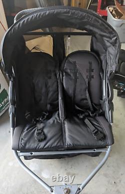 NEW BabyTrend Expedition EX Swivel Travel Jogging Double Baby Stroller Griffin