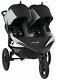 New Baby Jogger Summit X3 Twin Double All Terrain Jogging Stroller Black / Gray