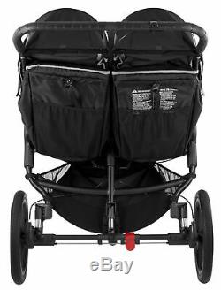 NEW Baby Jogger Summit X3 Twin Double All Terrain Jogging Stroller Black / Gray