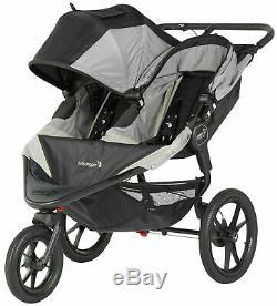 NEW Baby Jogger Summit X3 Twin Double All Terrain Jogging Stroller Black / Gray