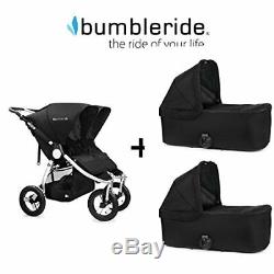 NEW Bumbleride 2016 Indie Twin Stroller with Carrycots INTERNATIONAL SHIP