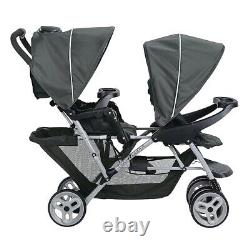 NIB Graco DuoGlider Double Stroller Lightweight Double Stroller Glacier Fashion