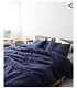 Navy Blue Linen Bedding Set Queen Comforter Twin Full Queen King Duvet Set