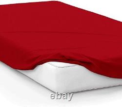 New Egyptian Cotton All Size Complete Bedding Items 600TC Select Burgundy Solid