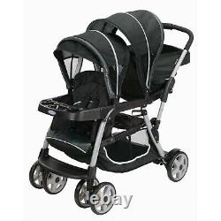 New Graco Ready2grow LX Stand And Ride Double Stroller Gotham Baby Twins