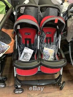 New Peg Perego Aria Twin Double Stroller Only 14lbs