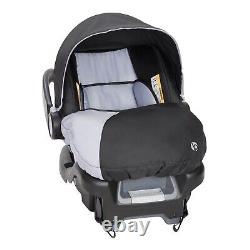 Newborn Baby Double Stroller Frame With 2 Car Seats 2 Portable Playards Bag