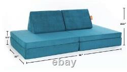 Nugget Comfort Kids Couch Atlantis BRAND NEW Double-Brushed Microsuede Soft Mtl
