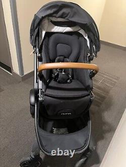 Nuna demi grow stroller in caviar (black), 2022, in good condition