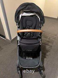 Nuna demi grow stroller in caviar (black), 2022, in good condition