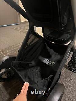 Nuna demi grow stroller in caviar (black), 2022, in good condition