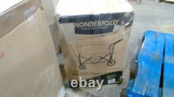 Open Box WONDERFOLD W2 Luxe Double Stroller Wagon (2 Seater) Collap Volcanic