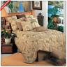 Palm Grove Cotton Bed Comforter Set 4-pc Lodge Log Cabin Bedding Full Twin Size
