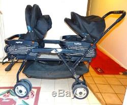 Peg Perego 20043 Arcore Duette Twin Double Baby Toddler Stroller Italy