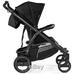 Peg Perego Book For Two Compact Easy Fold Twin Baby Double Stroller Synergy NEW