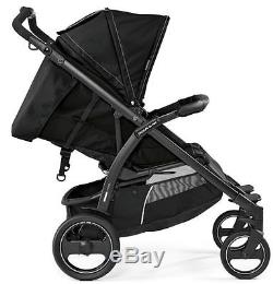 Peg Perego Book For Two Compact Easy Fold Twin Baby Double Stroller Synergy NEW