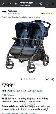 Peg Perego Book For Two Double Stroller, Atmosphere