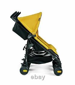 Peg Perego Pliko Mini Twin Baby Stroller, Mod Yelow