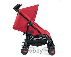 Peg Perego Pliko Mini Twin Double Stroller in Onyx Brand New
