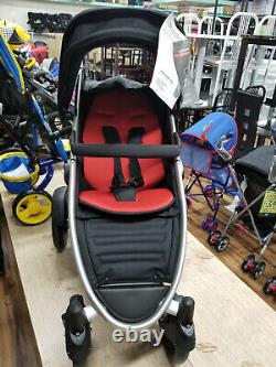 Phil & Teds 2012 Verve Stroller & Double Seat in Red & Black New! Open Box