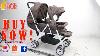 Phoenix Hub S045 Baby Twin Tandem Stroller Double Baby Stroller Push Chair Foldable Travel System
