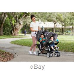 Portable Twin Baby Toddler Travel Stroller Folding Double Sit Stand Double NEW