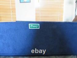 Posey bed safety soft rails Double Bolster, Brushed Polyester Cover Blue Durable