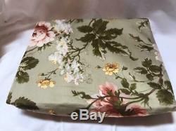 Ralph Lauren Yorkshire Rose Green Floral Full Fitted Sheet New