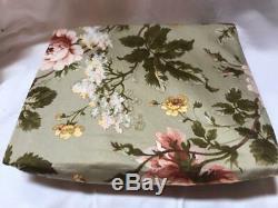 Ralph Lauren Yorkshire Rose Green Floral Full Fitted Sheet New