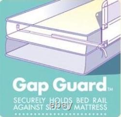 Regalo Swing Down 56-Inch Extra Long Safety Bed Rail, Twin to Queen Mattress