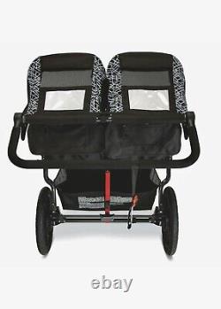 Revolution Flex 3.0 Duallie Double Jogging Stroller Lunar Black Brand New