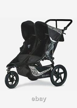 Revolution Flex 3.0 Duallie Double Jogging Stroller Lunar Black Brand New