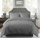 Royal Luxury Bedding 800tc 100%egyptian Cotton Twin/full/queen/king Gray Solid
