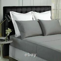 Royal Luxury Bedding 800TC 100%Egyptian Cotton Twin/Full/Queen/King Gray Solid