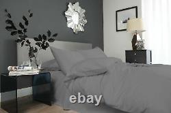 Royal Luxury Bedding 800TC 100%Egyptian Cotton Twin/Full/Queen/King Gray Solid