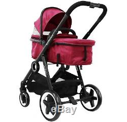 SPECIAL OFFER Lightweight Double Twin Tandem Pram Stroller Buggy inc Raincover
