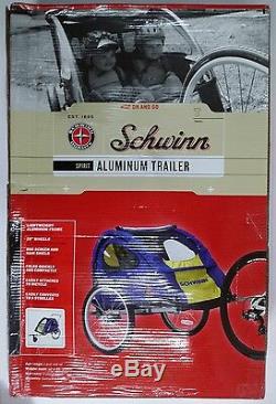 Schwinn Spirit Bike/bicycle Twin/double/2 Child Aluminum Trailer/stroller Foldin