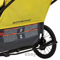 Schwinn Willow River Double Trailer withStroller Kit & Aluminum Frame Design(Used)