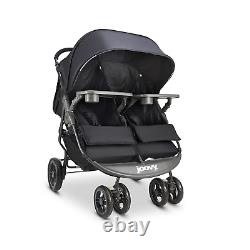Scooter X2 with Tray, Double Stroller, Side by Side Stroller, Stroller for Twins