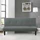 Serta Easton Sofa Bed Couch Sleeper Convertible Foldable Loveseat Twin Bed, Gray