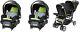 Sit N' Stand Boy Double Stroller Stand Two Car Seat Twins Travel System Green